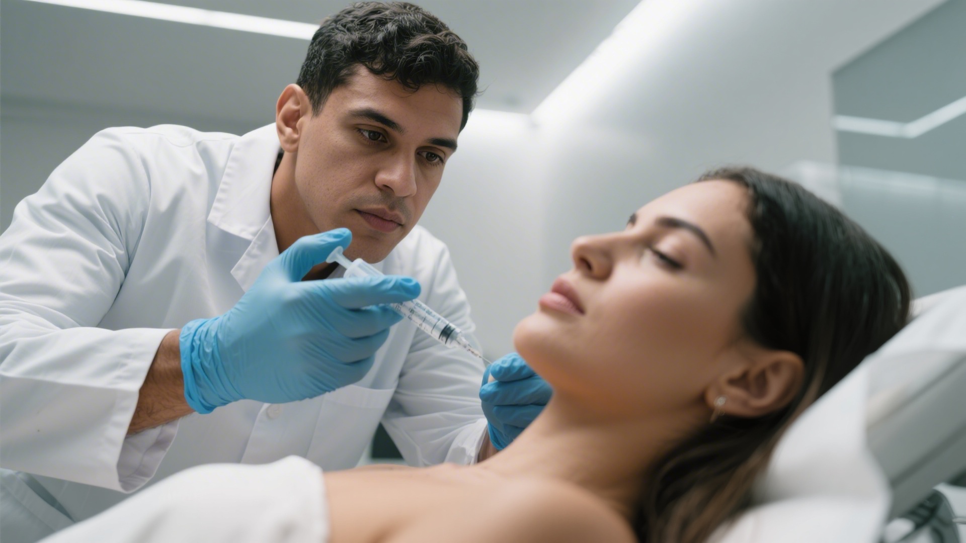 Procedimento estético com precisão